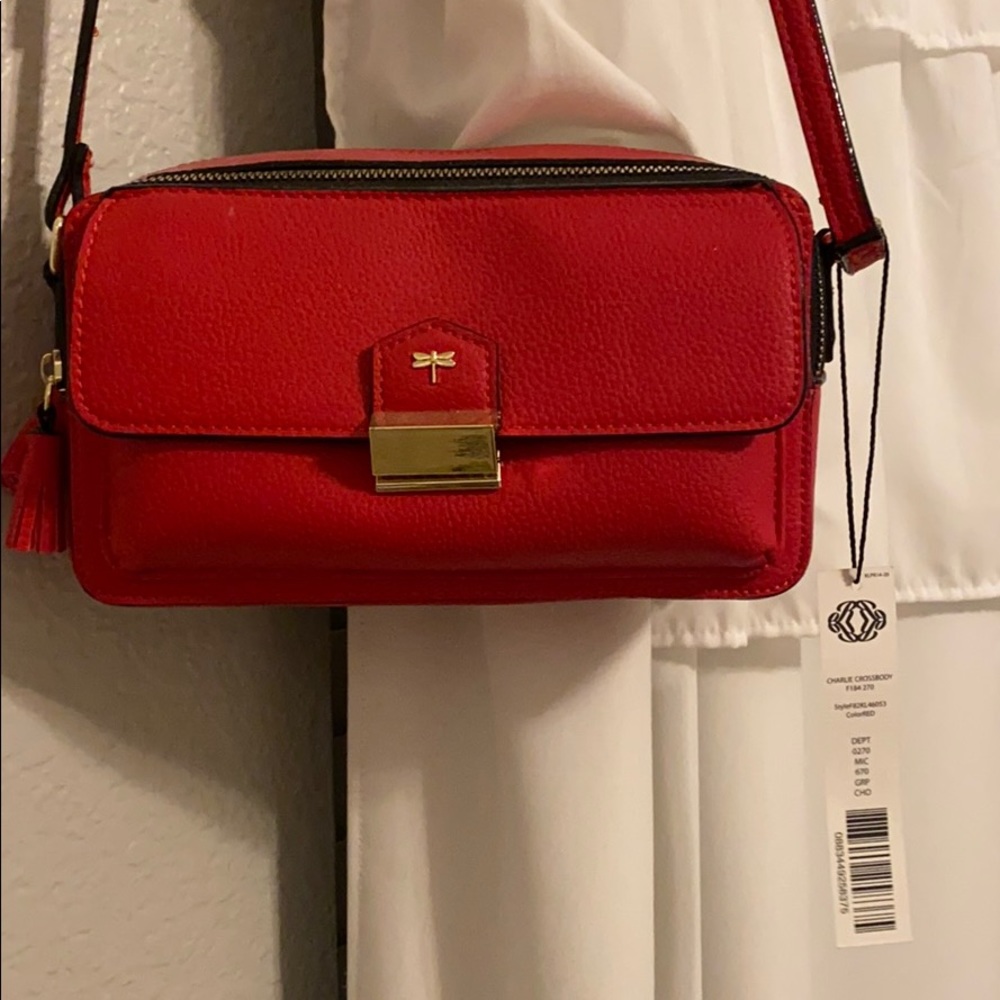 COPY - Kate Landry Red Charlie Crossbody Purse